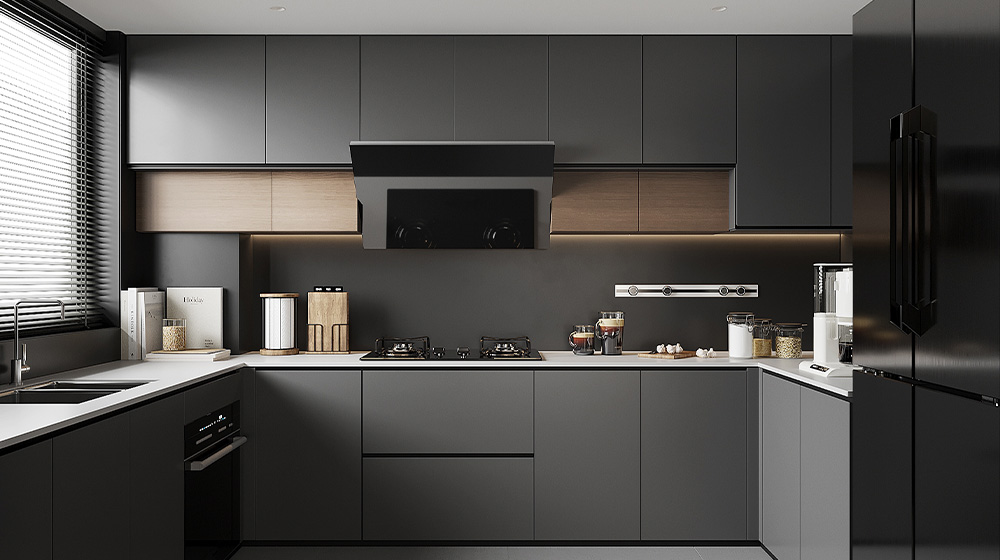 Minimalist contrasting style