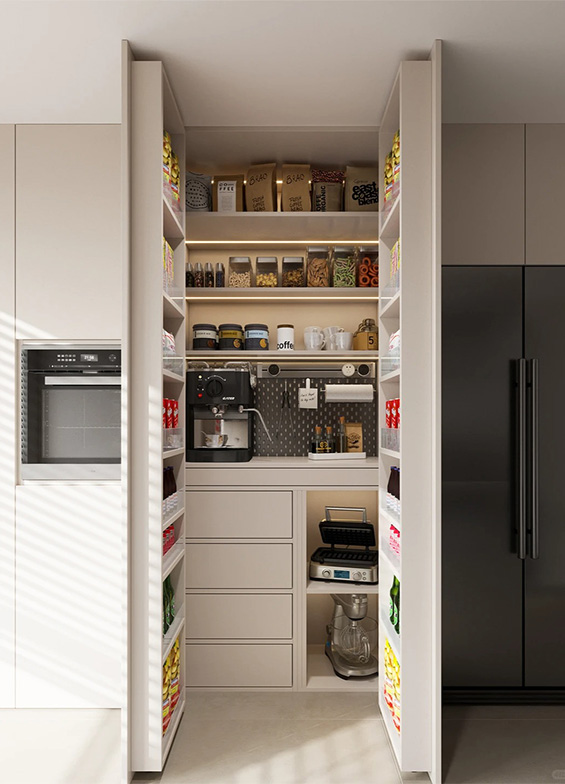 Dining cabinet storage