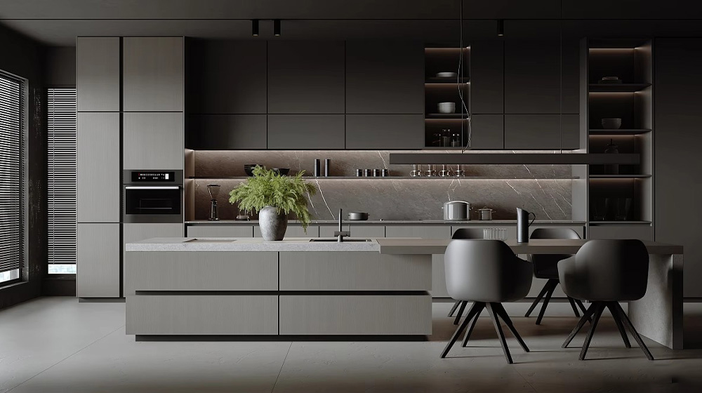 Dark Grey Minimalist Style