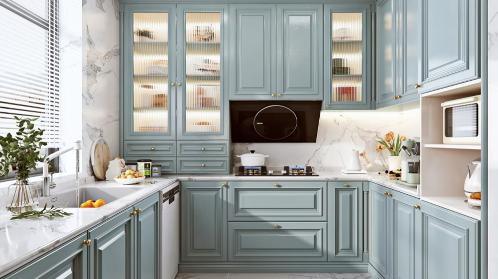 Mint Green Blue French Style