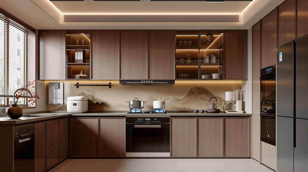 Warm Wood Lamp Strip Style