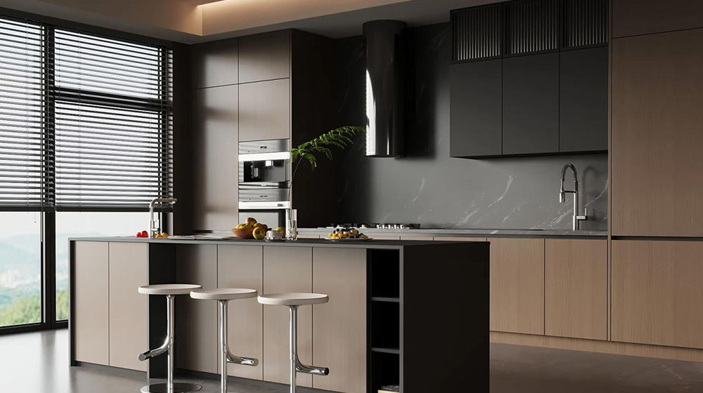 Deep and Dark Wood Contrast Style