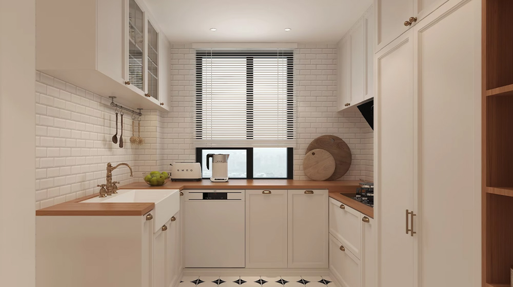 Black and White Brick Design