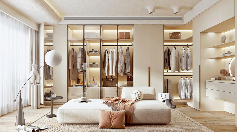 walk-in panoramic style