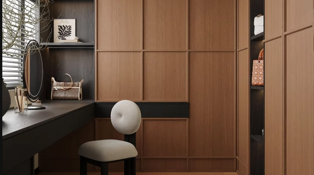 Shallow Wood Book Room Style